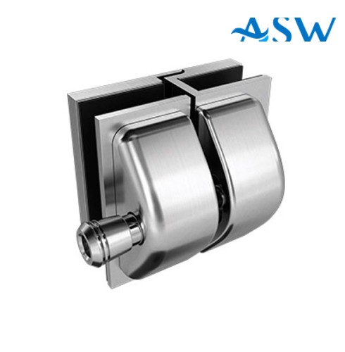 MASTER Friction Glass to Glass 180 Stainless Latch Kit