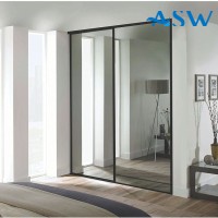 Fully Framed Sliding Wardrobe Doors Mirror Finish