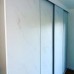 Frameless Sliding Wardrobe Doors Textured Marble